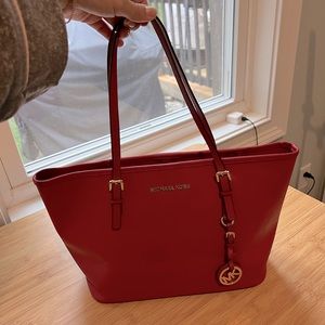 Michael Kors purse. Medium size. Red.